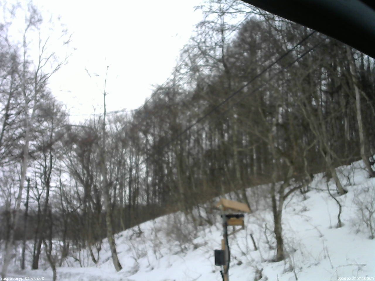 長野県菅平高原 ゆたか山荘 温度計 2026/02/27 07:15