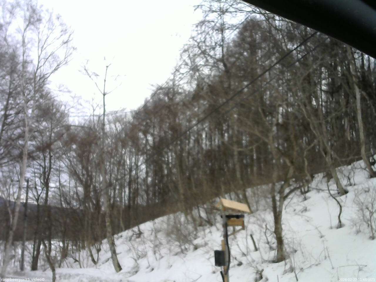 長野県菅平高原 ゆたか山荘 温度計 2026/02/27 11:45