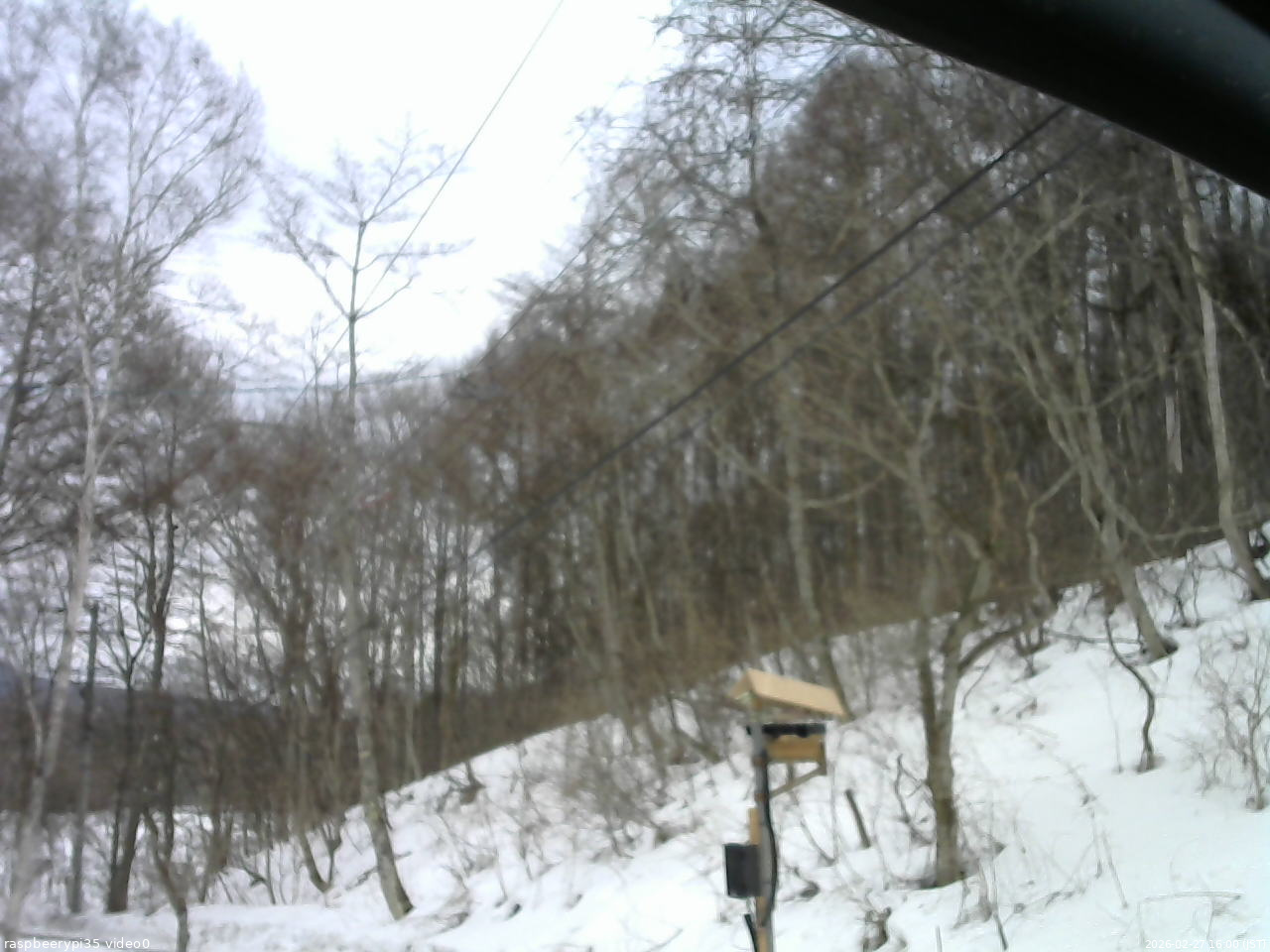 長野県菅平高原 ゆたか山荘 温度計 2026/02/27 16:00