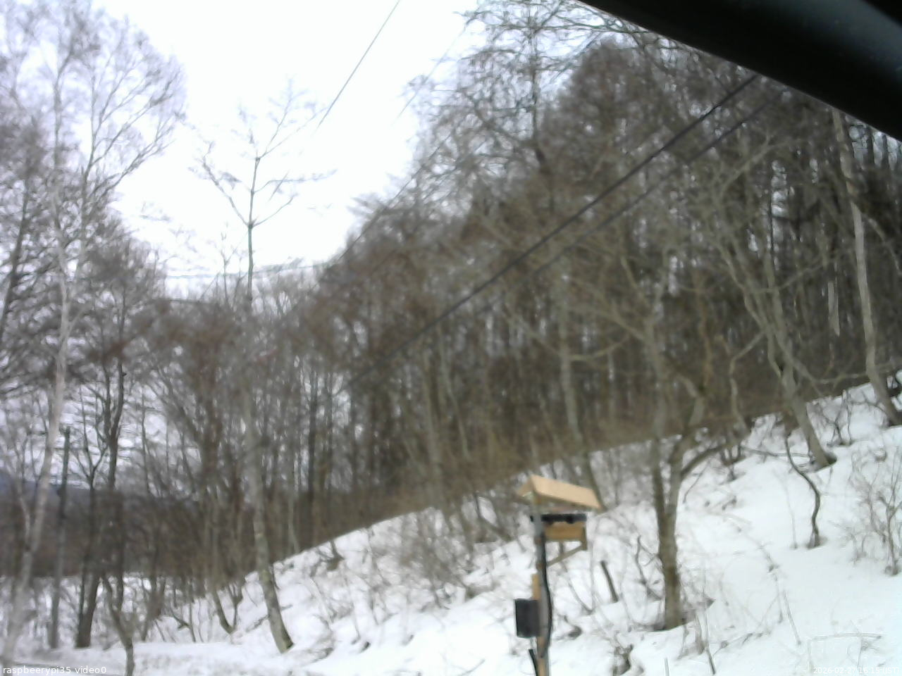 長野県菅平高原 ゆたか山荘 温度計 2026/02/27 16:15