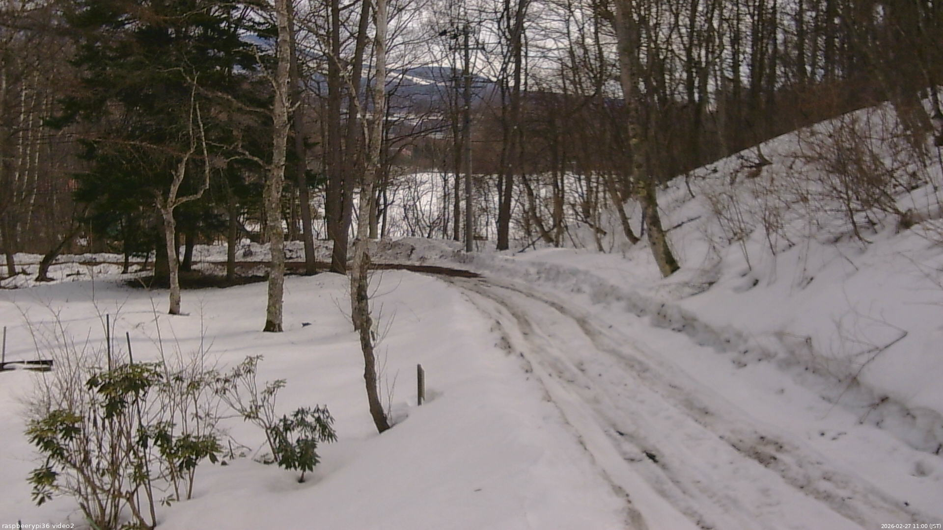 長野県菅平高原 ゆたか山荘 駐車場奥 2026/02/27 11:00