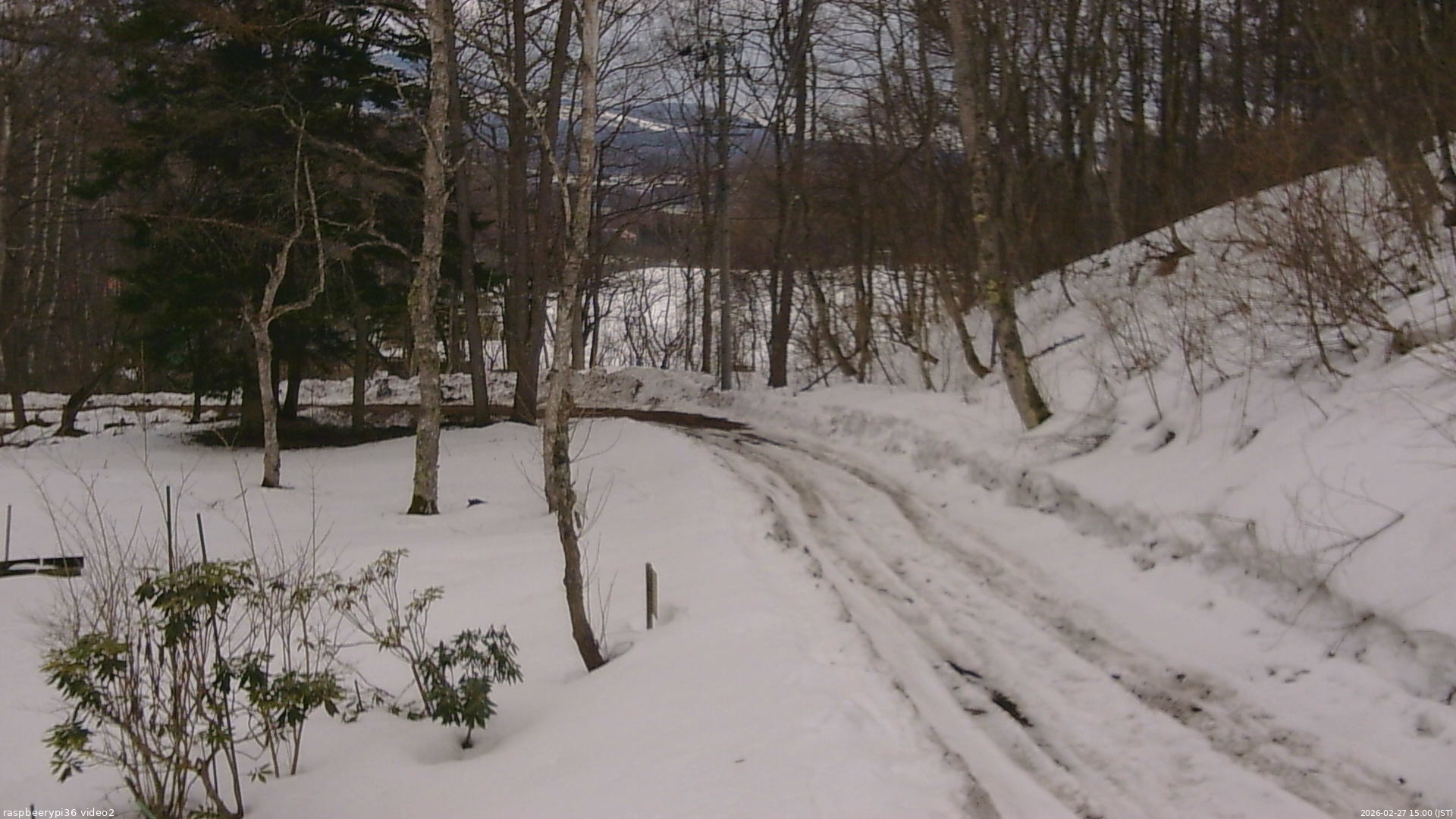 長野県菅平高原 ゆたか山荘 駐車場奥 2026/02/27 15:00
