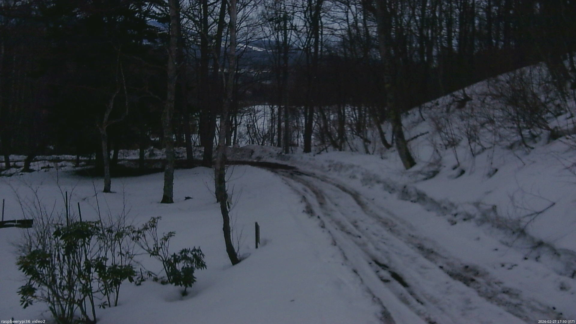 長野県菅平高原 ゆたか山荘 駐車場奥 2026/02/27 17:30