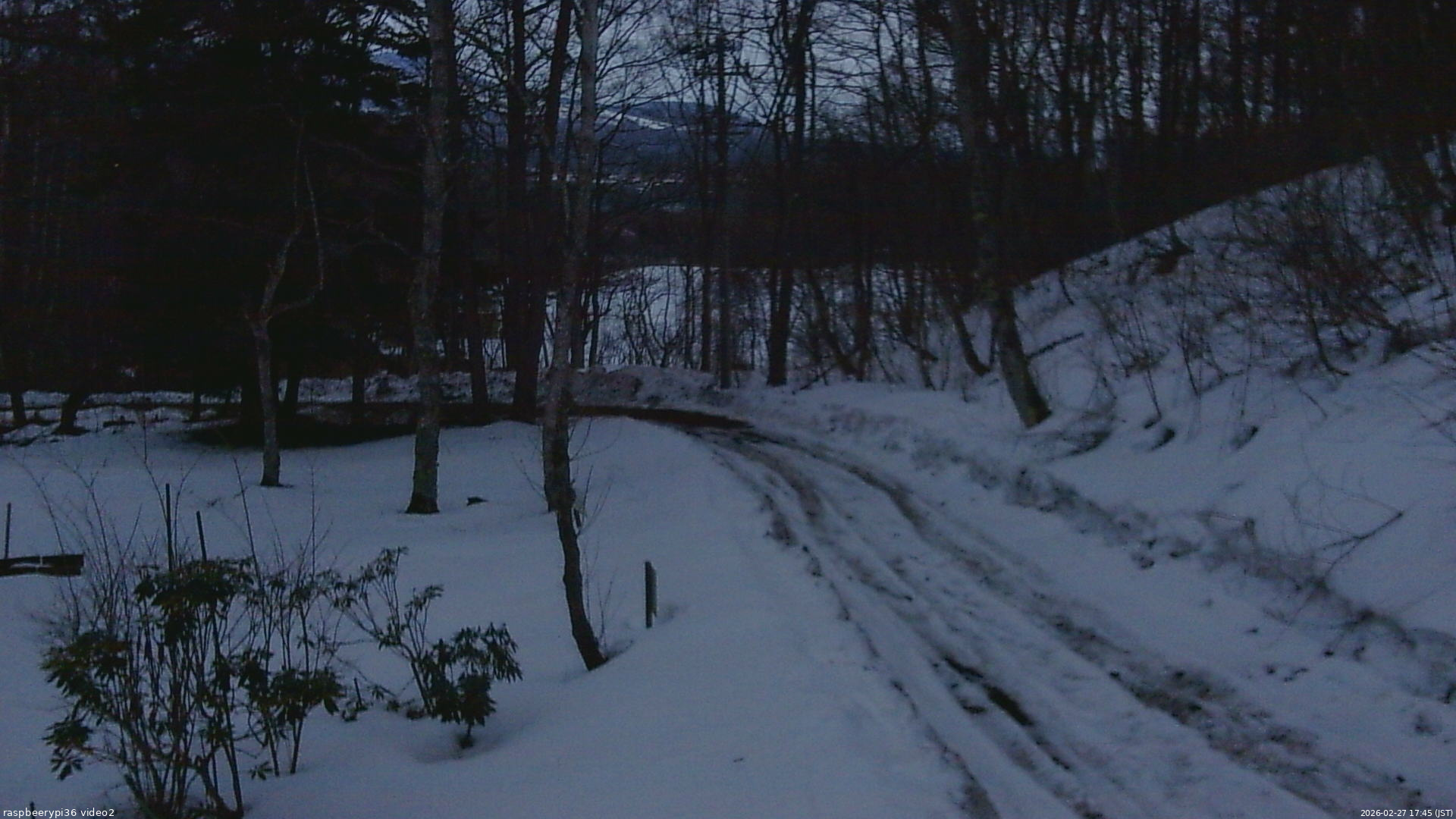 長野県菅平高原 ゆたか山荘 駐車場奥 2026/02/27 17:45
