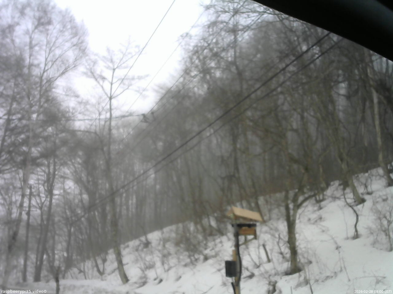長野県菅平高原 ゆたか山荘 温度計 2026/02/28 08:00