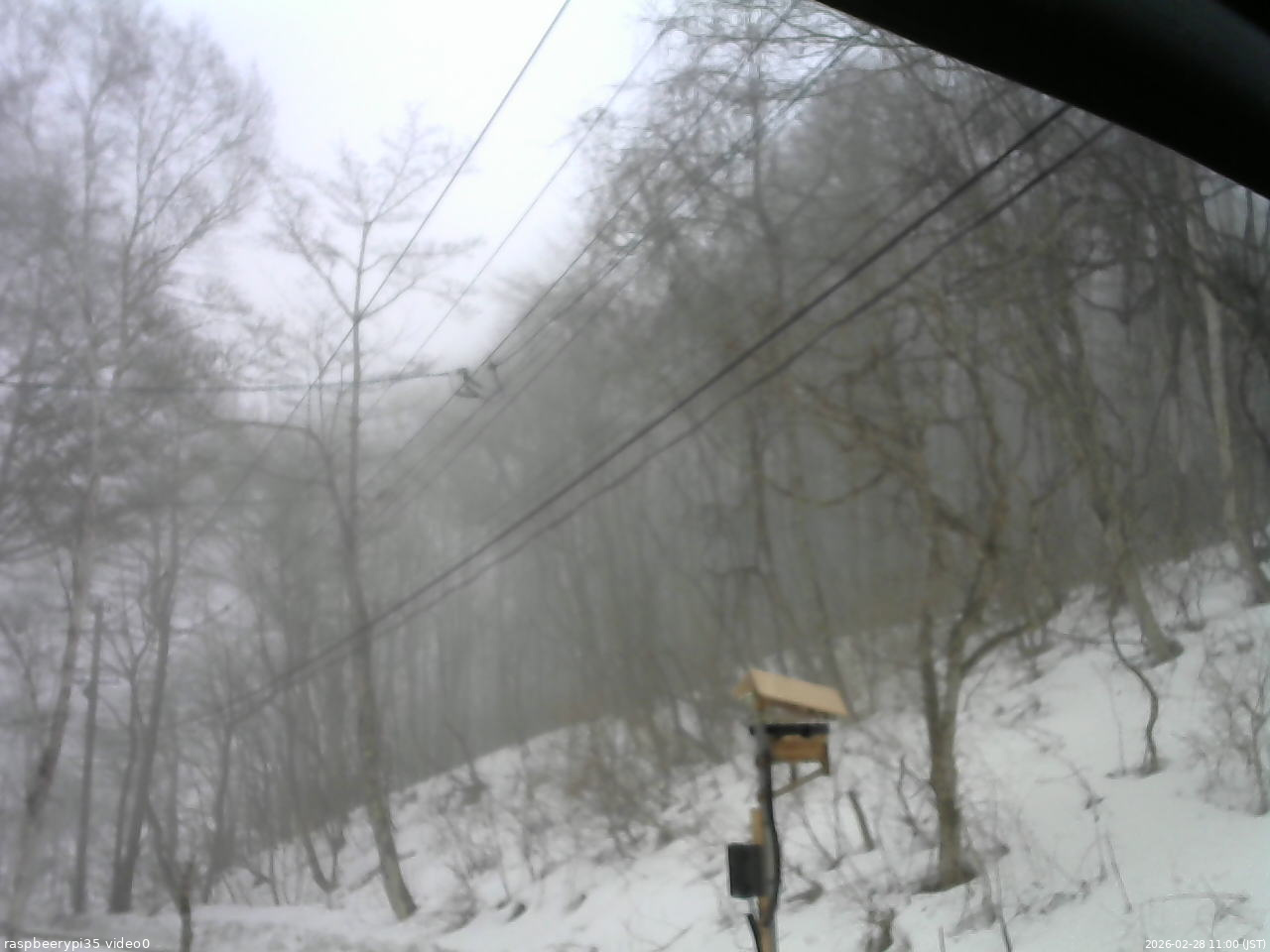 長野県菅平高原 ゆたか山荘 温度計 2026/02/28 11:00