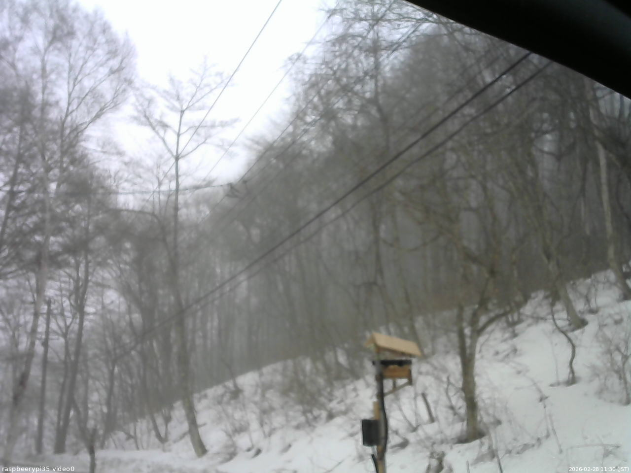 長野県菅平高原 ゆたか山荘 温度計 2026/02/28 11:30