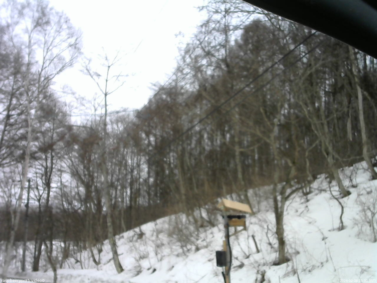 長野県菅平高原 ゆたか山荘 温度計 2026/02/28 15:30