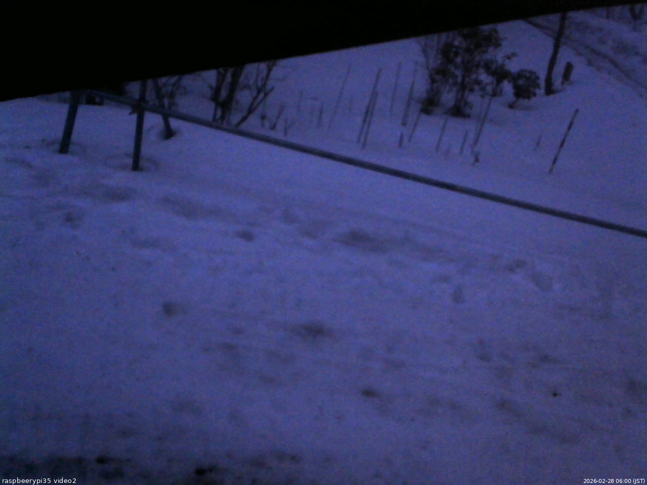 長野県菅平高原 ゆたか山荘 駐車場 2026/02/28 06:00