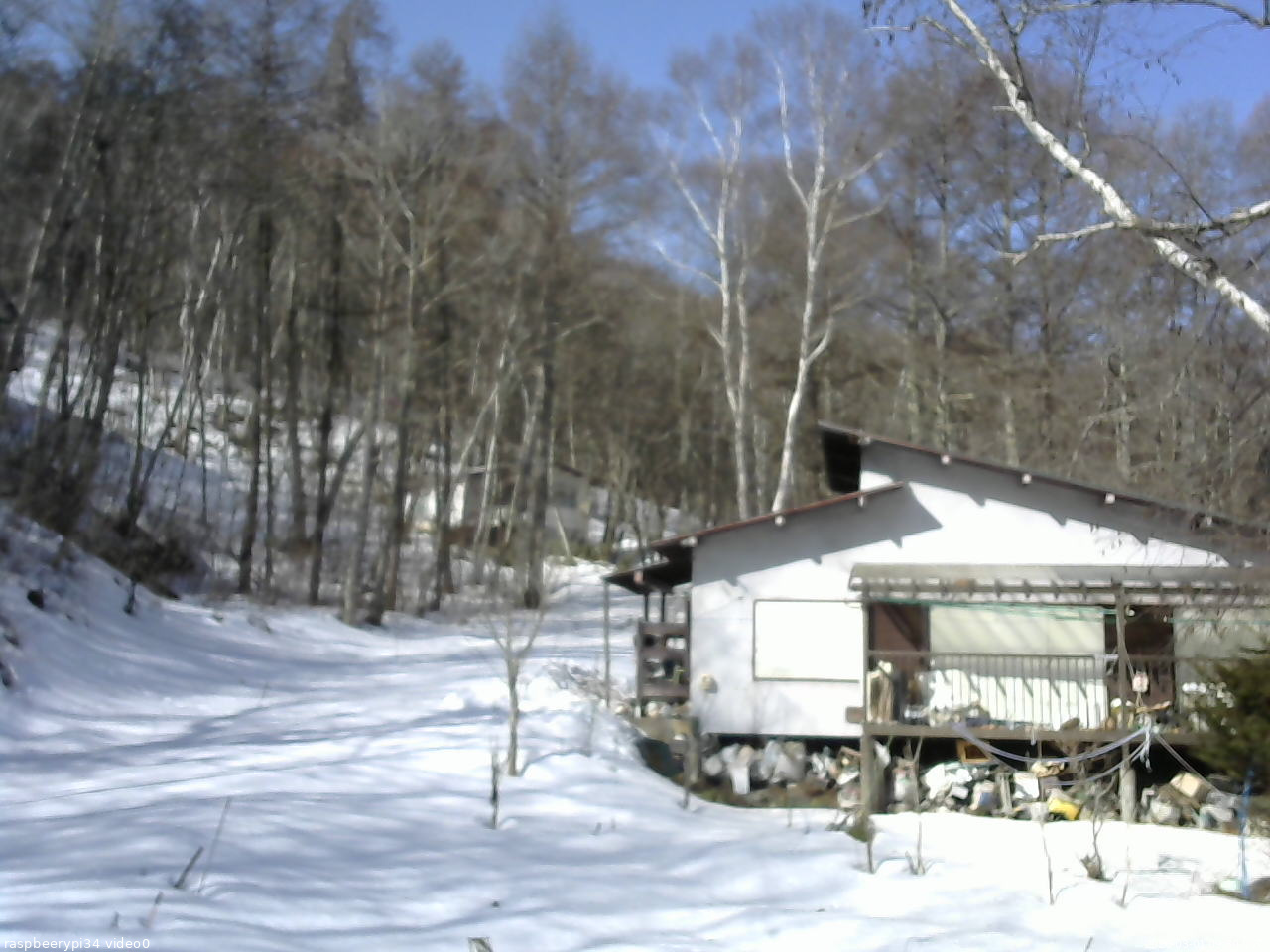 長野県菅平高原 ゆたか山荘 西側(坂上) 2026/03/01 09:30