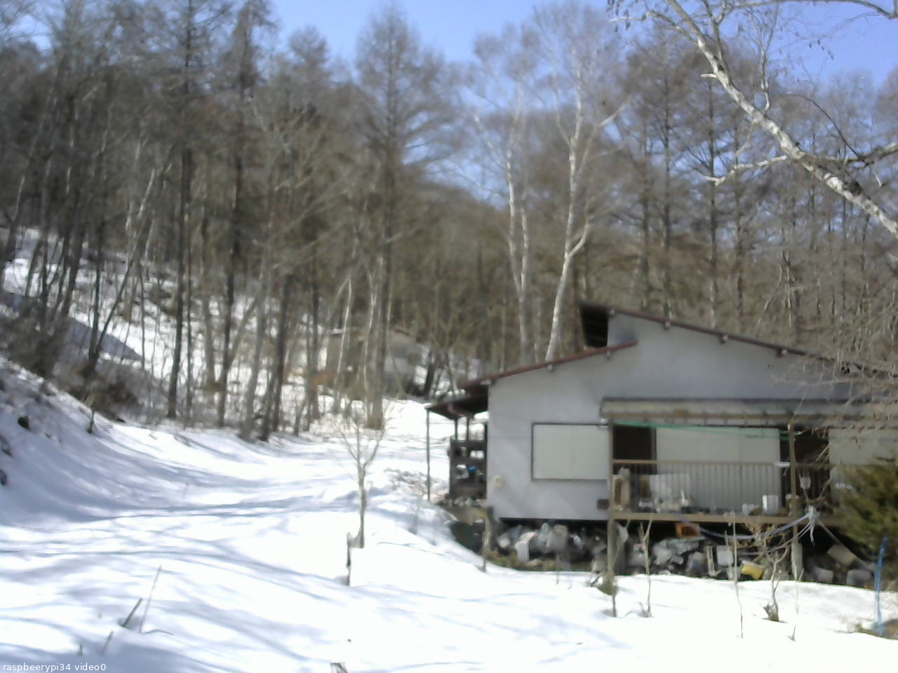 長野県菅平高原 ゆたか山荘 西側(坂上) 2026/03/01 11:45