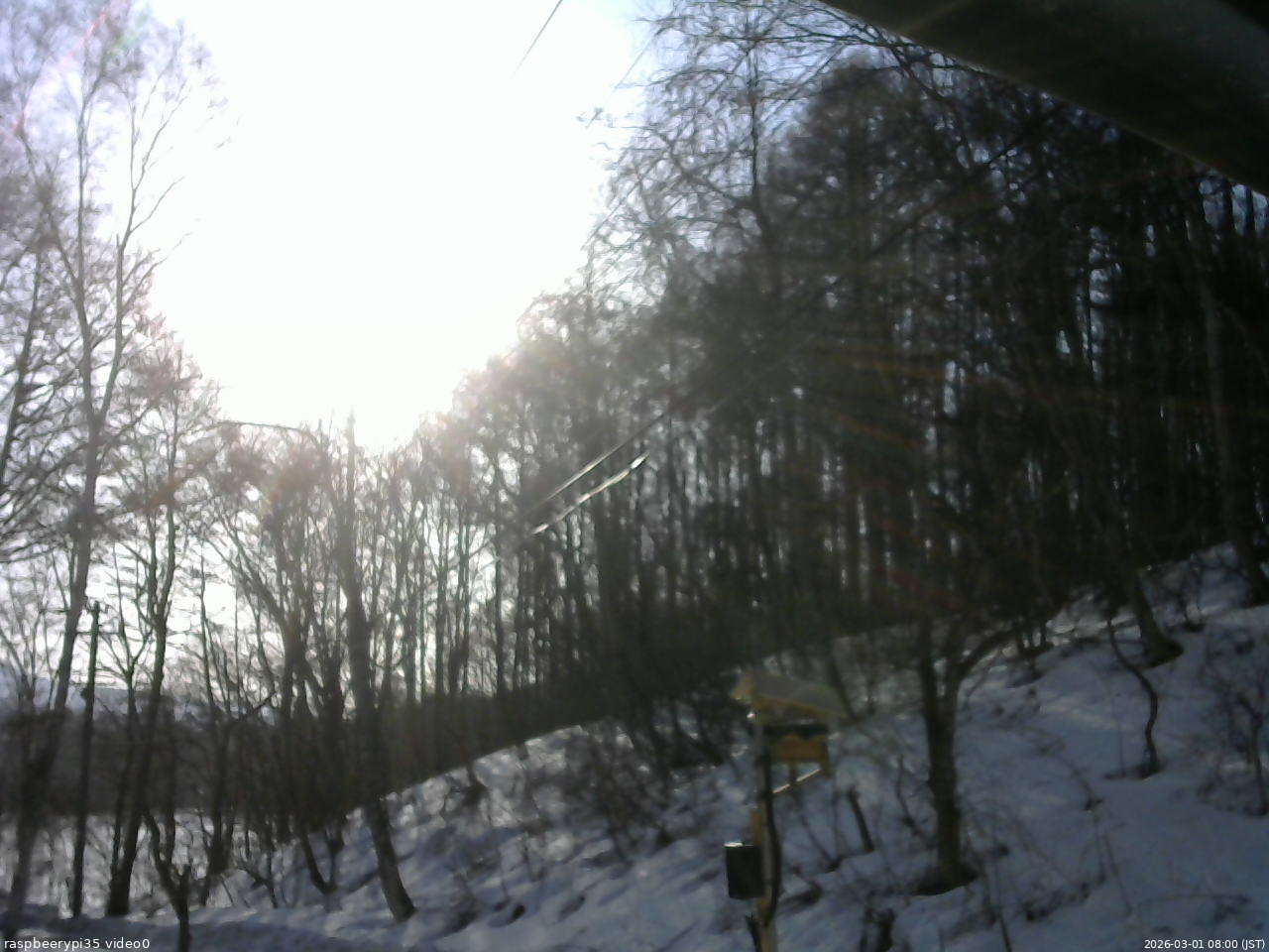 長野県菅平高原 ゆたか山荘 温度計 2026/03/01 08:00