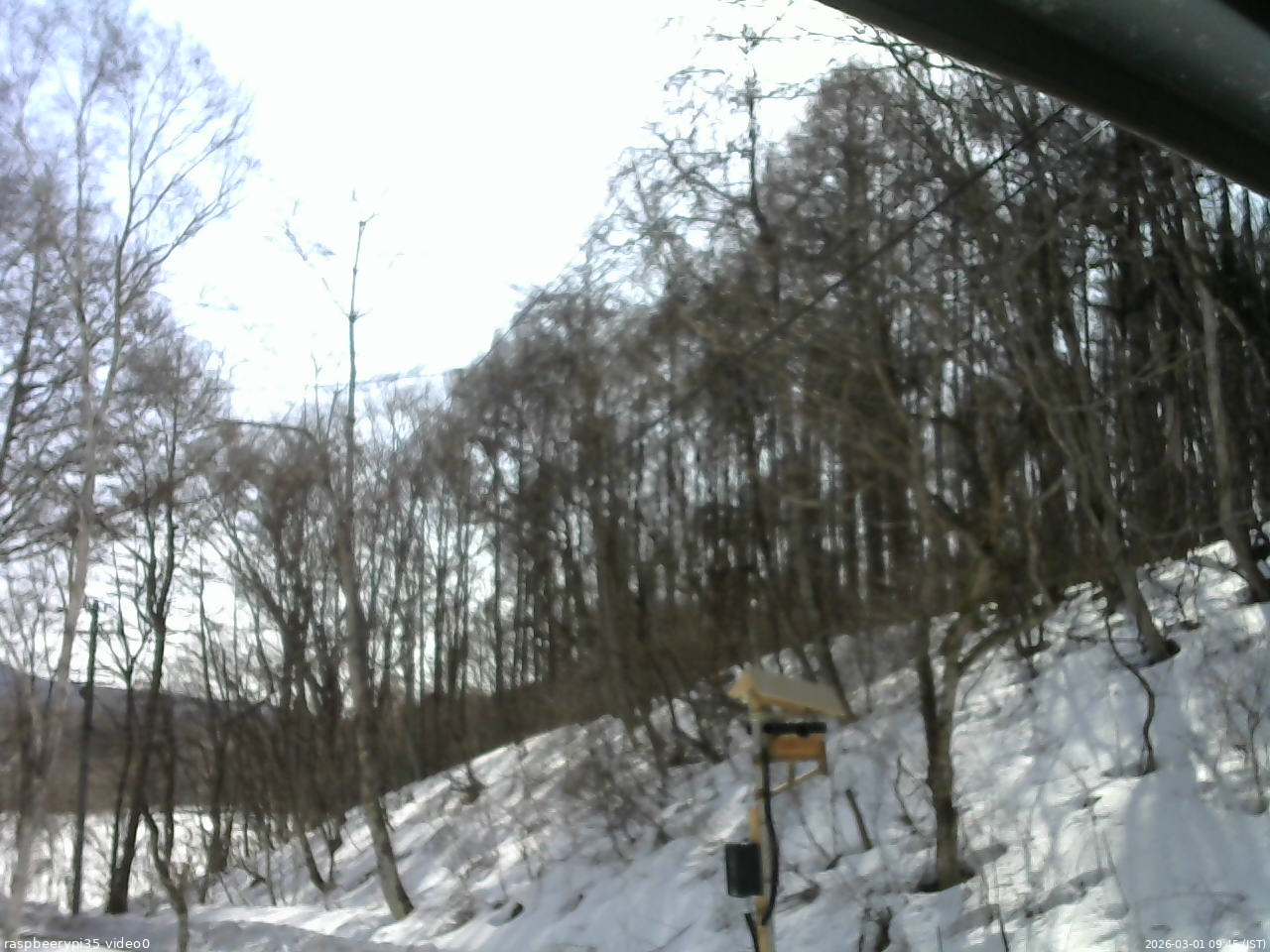 長野県菅平高原 ゆたか山荘 温度計 2026/03/01 09:45