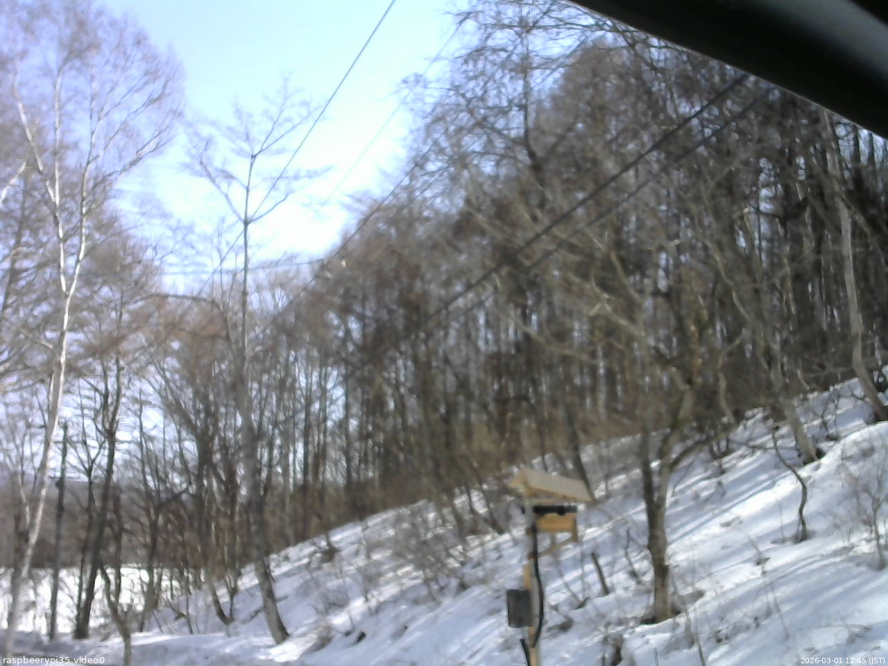 長野県菅平高原 ゆたか山荘 温度計 2026/03/01 12:45