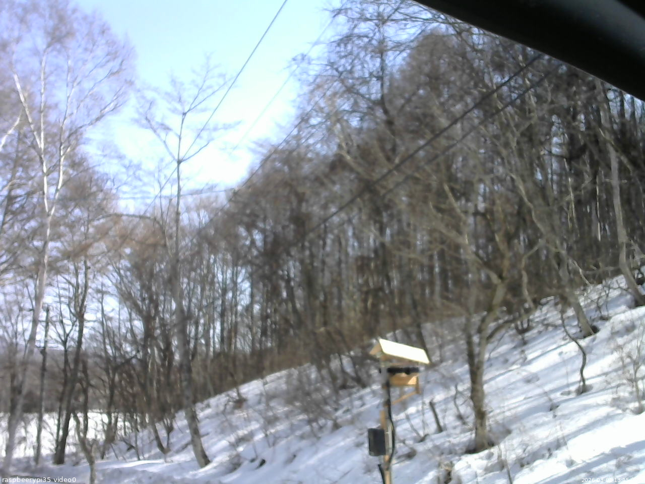 長野県菅平高原 ゆたか山荘 温度計 2026/03/01 13:15
