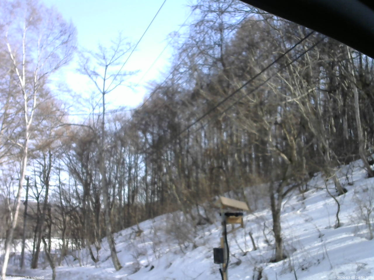 長野県菅平高原 ゆたか山荘 温度計 2026/03/01 14:30