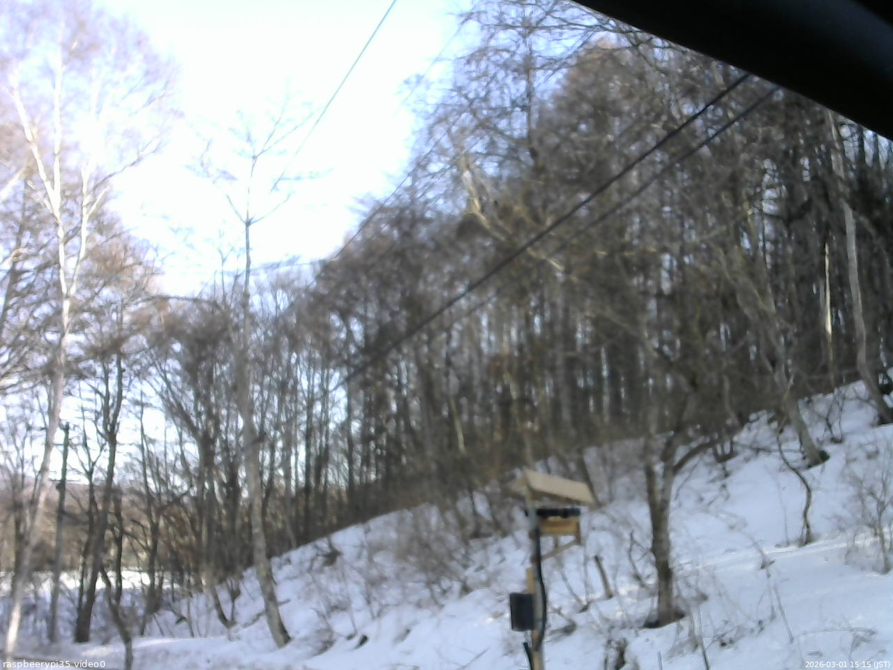 長野県菅平高原 ゆたか山荘 温度計 2026/03/01 15:15