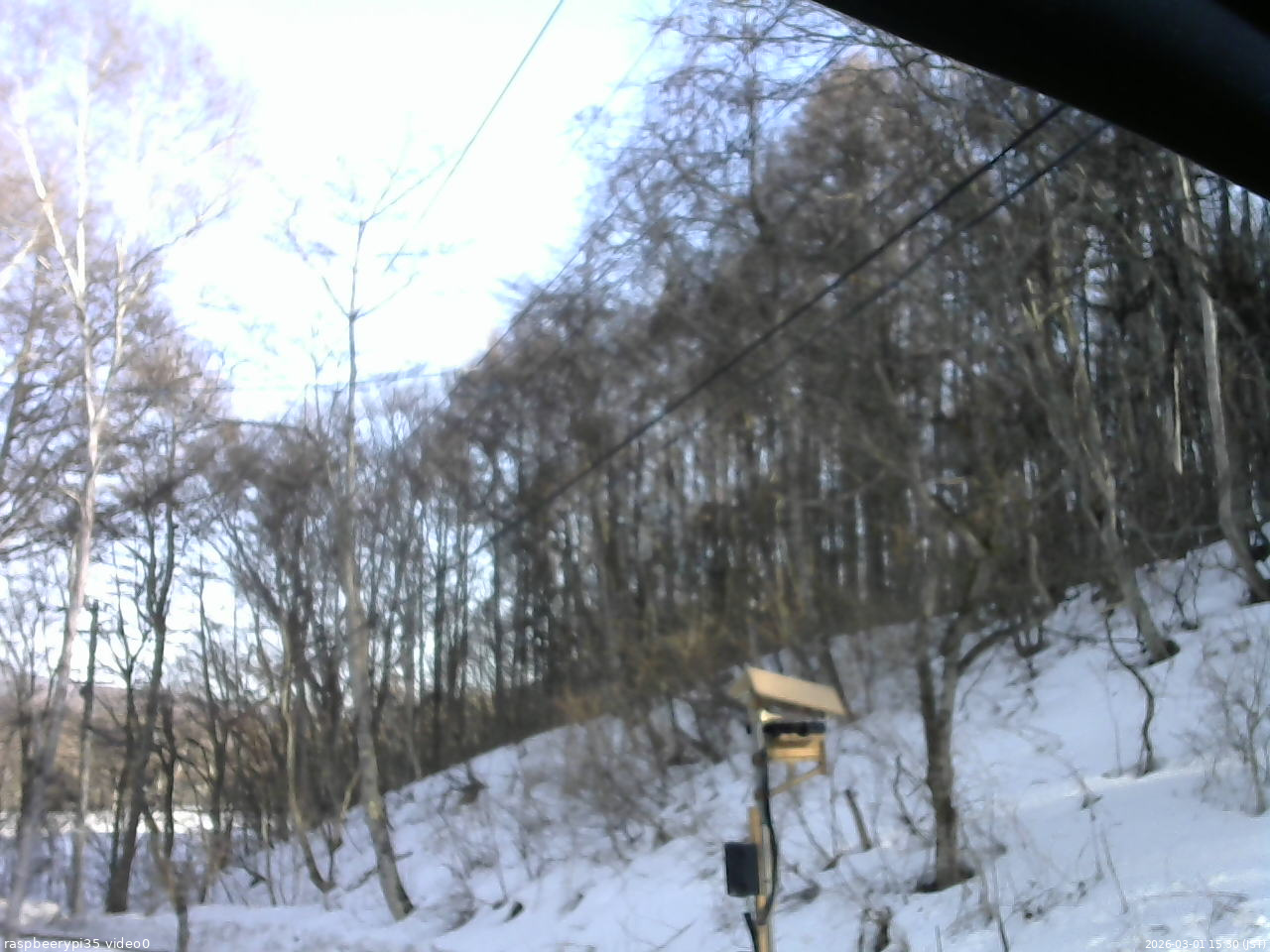 長野県菅平高原 ゆたか山荘 温度計 2026/03/01 15:30