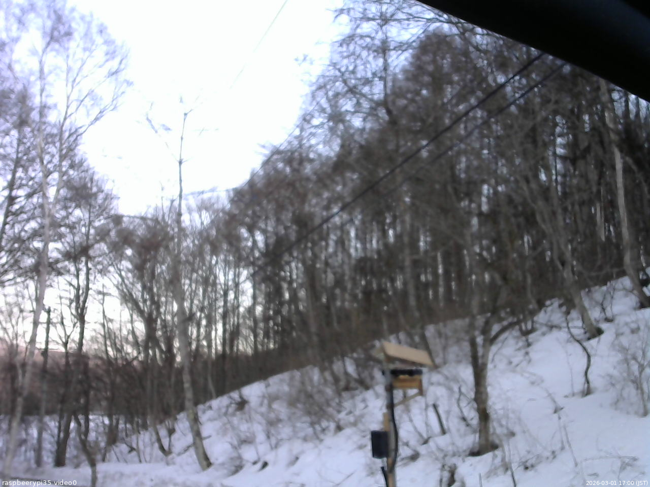 長野県菅平高原 ゆたか山荘 温度計 2026/03/01 17:00