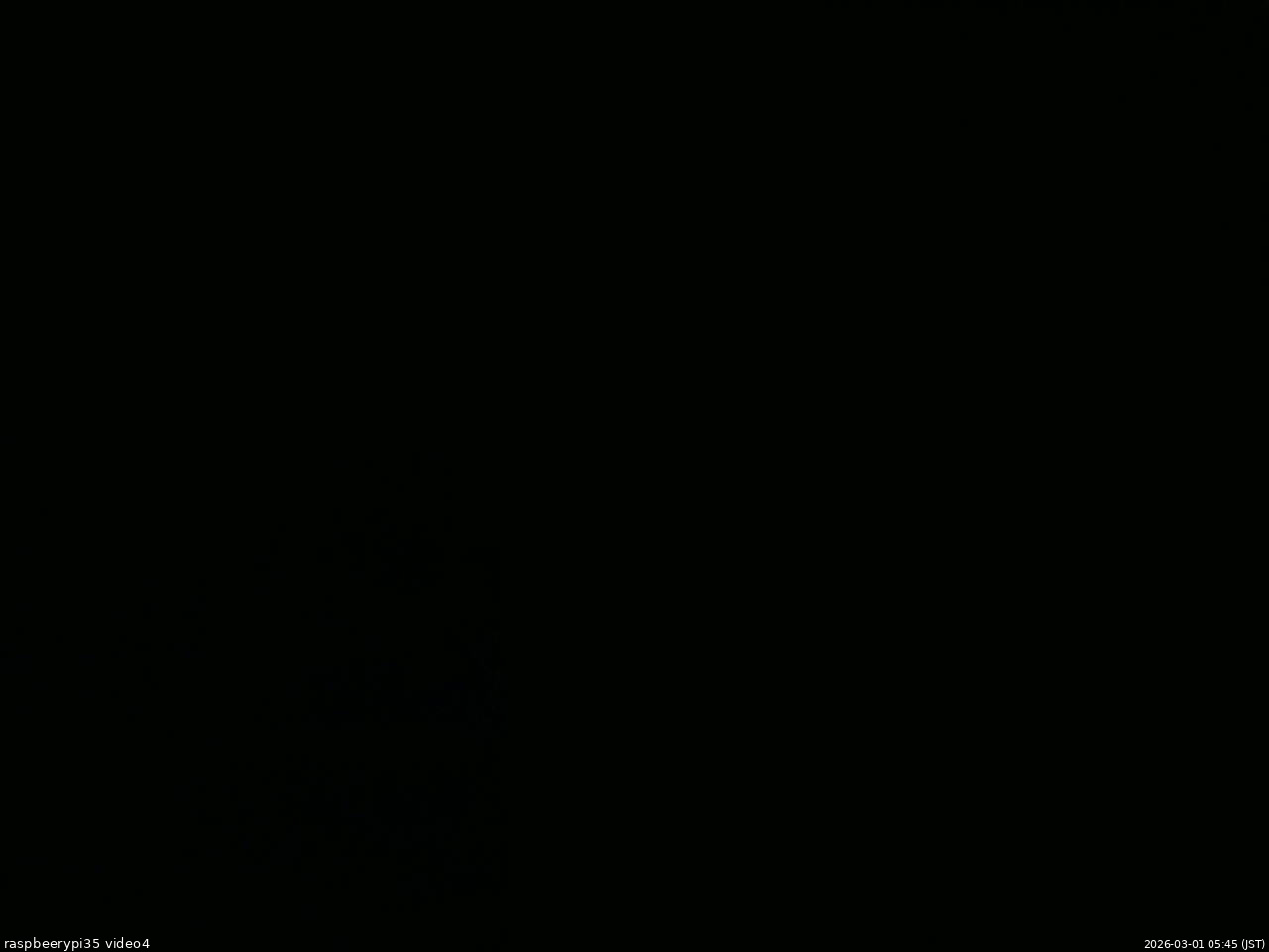 長野県菅平高原 ゆたか山荘 東側上空 2026/03/01 05:45