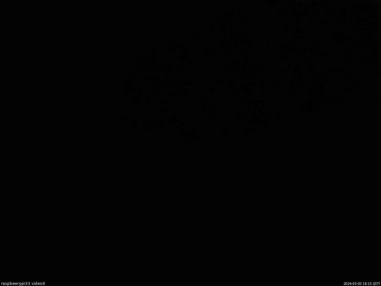 長野県菅平高原 ゆたか山荘 北側 2026/03/02 18:15