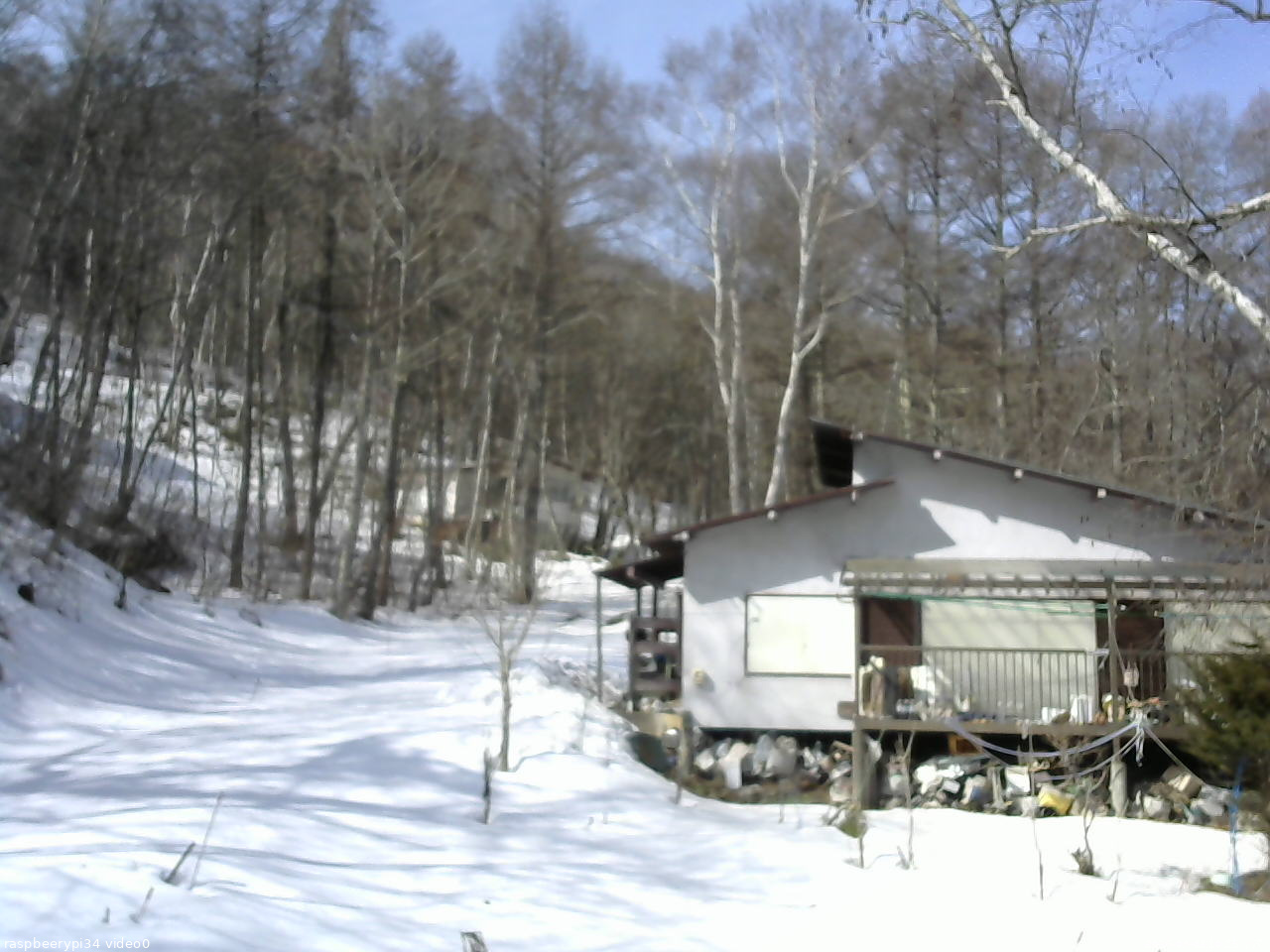 長野県菅平高原 ゆたか山荘 西側(坂上) 2026/03/02 10:15