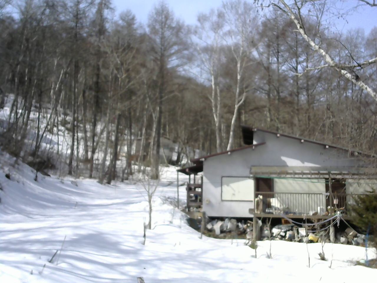 長野県菅平高原 ゆたか山荘 西側(坂上) 2026/03/02 10:45