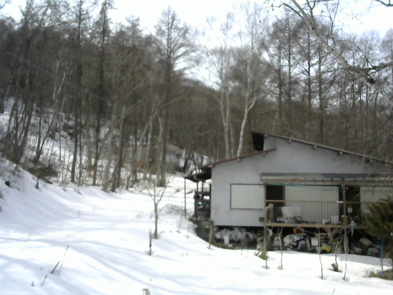 長野県菅平高原 ゆたか山荘 西側(坂上) 2026/03/02 13:15
