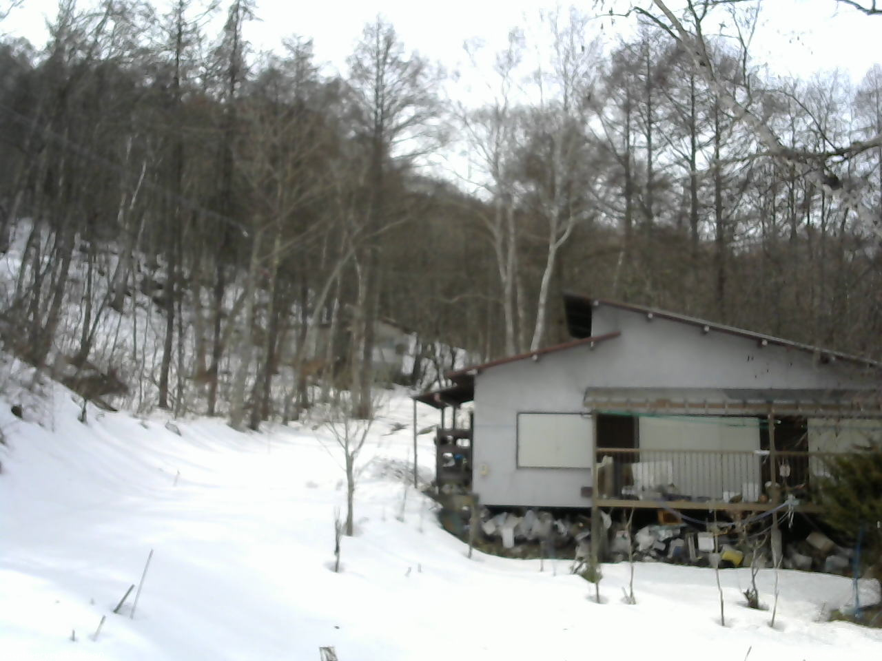 長野県菅平高原 ゆたか山荘 西側(坂上) 2026/03/02 13:45