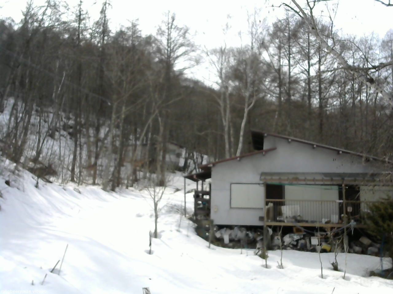 長野県菅平高原 ゆたか山荘 西側(坂上) 2026/03/02 14:30