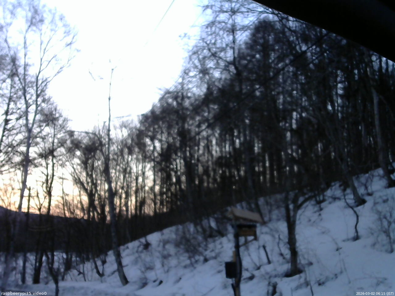 長野県菅平高原 ゆたか山荘 温度計 2026/03/02 06:15