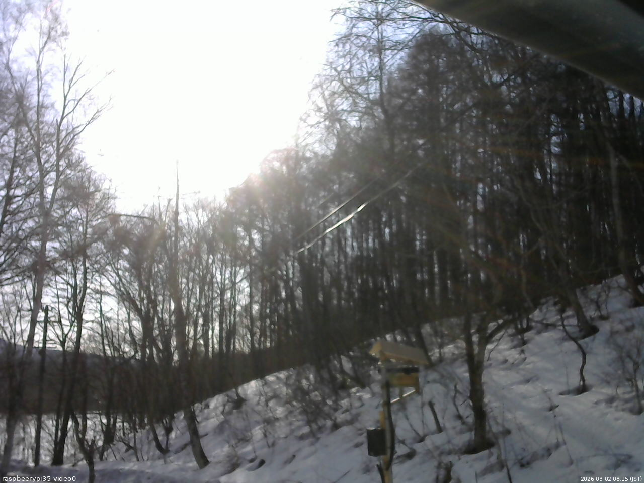 長野県菅平高原 ゆたか山荘 温度計 2026/03/02 08:15