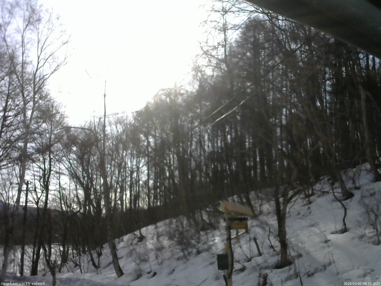 長野県菅平高原 ゆたか山荘 温度計 2026/03/02 08:30