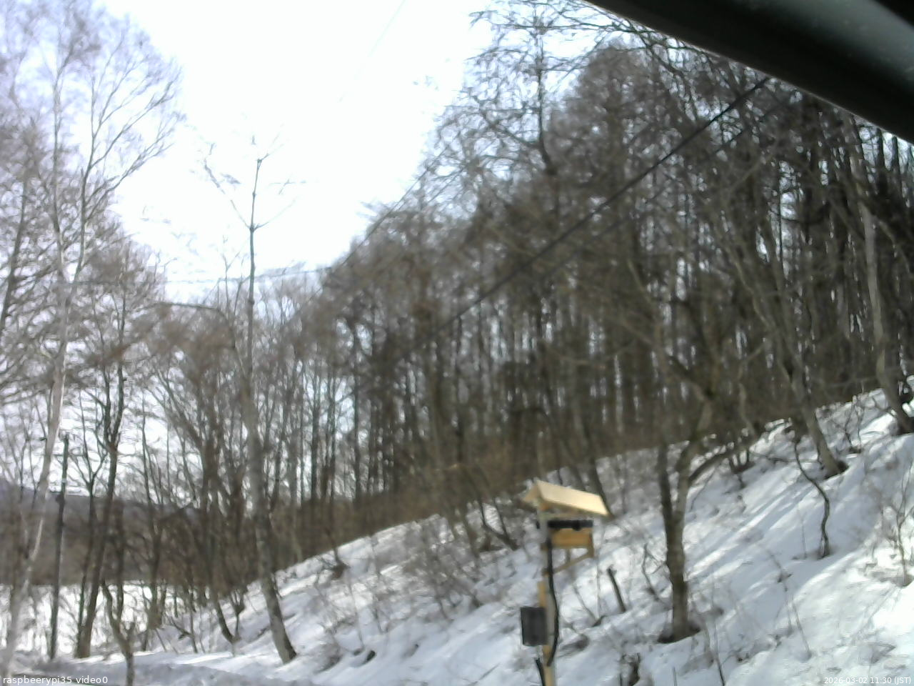 長野県菅平高原 ゆたか山荘 温度計 2026/03/02 11:30