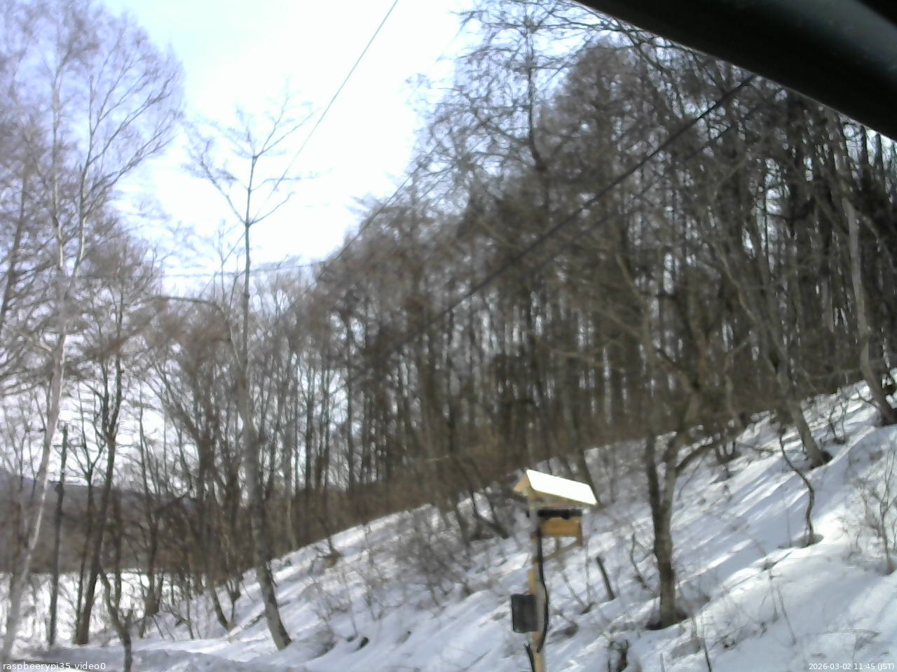 長野県菅平高原 ゆたか山荘 温度計 2026/03/02 11:45