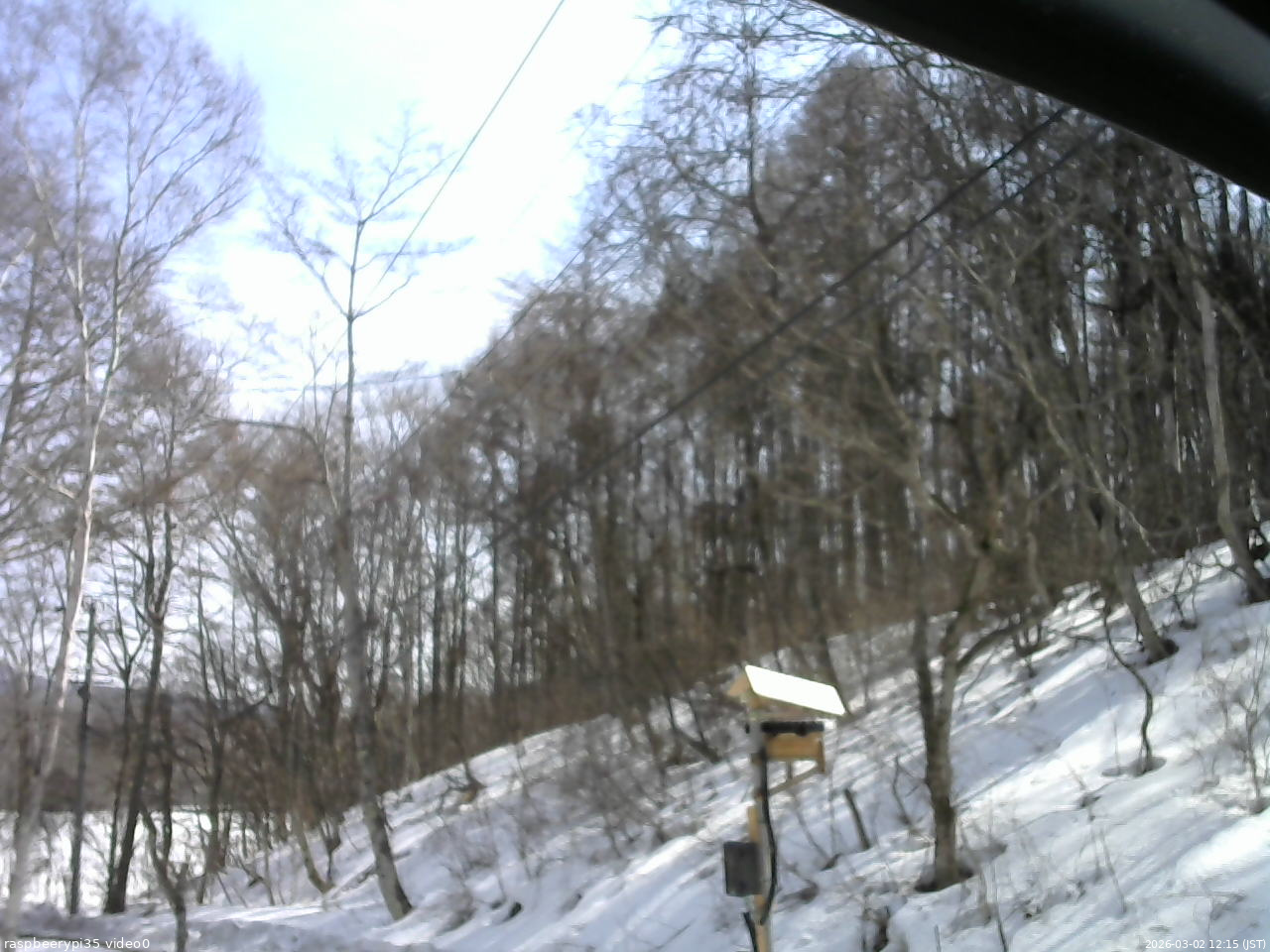 長野県菅平高原 ゆたか山荘 温度計 2026/03/02 12:15