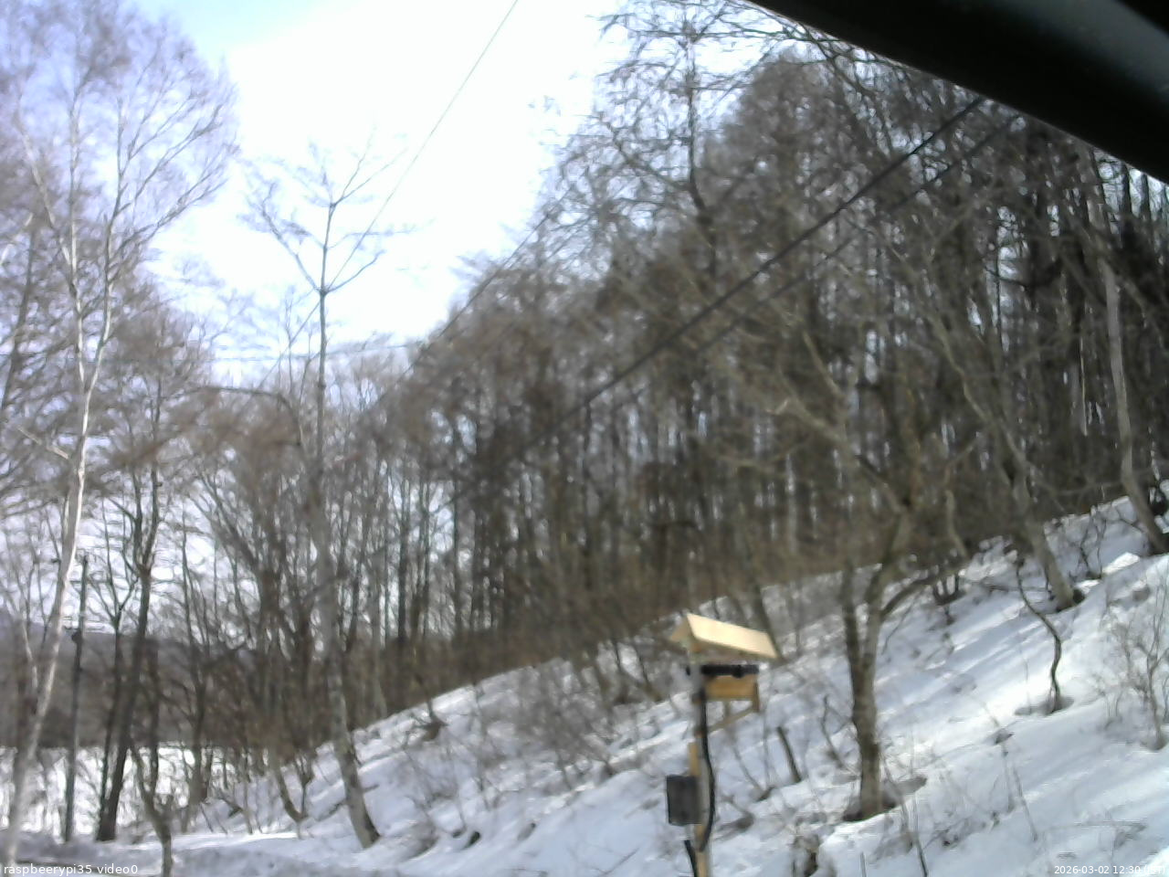 長野県菅平高原 ゆたか山荘 温度計 2026/03/02 12:30