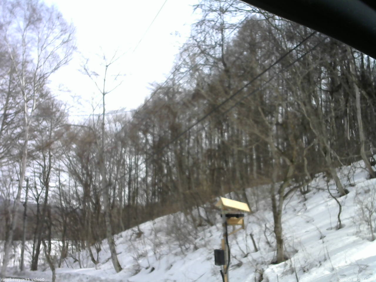 長野県菅平高原 ゆたか山荘 温度計 2026/03/02 13:15