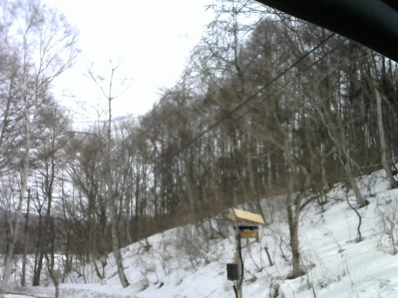 長野県菅平高原 ゆたか山荘 温度計 2026/03/02 13:30