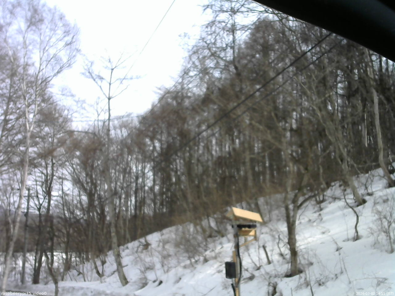 長野県菅平高原 ゆたか山荘 温度計 2026/03/02 14:15