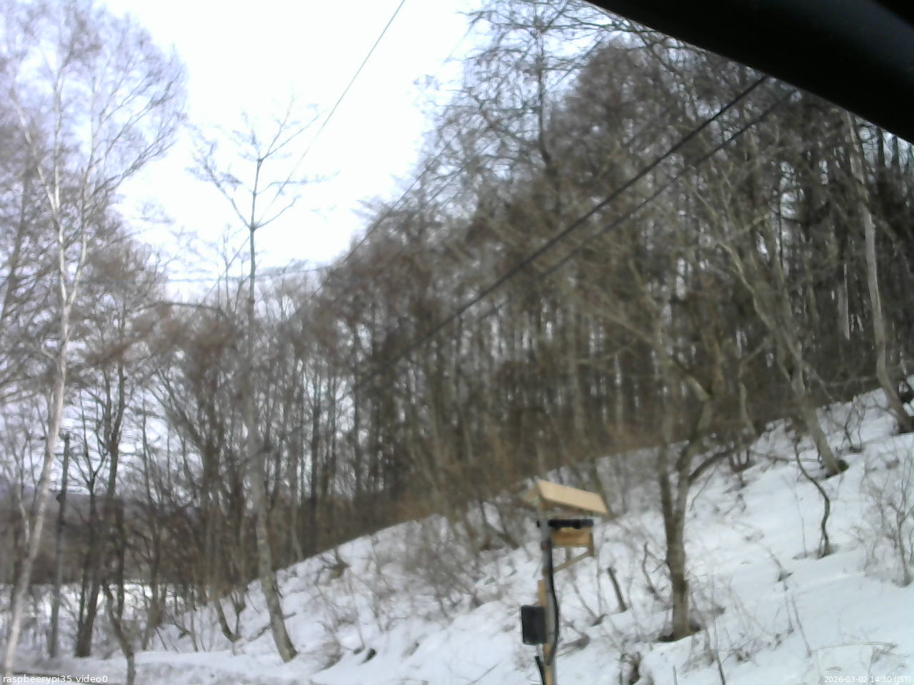 長野県菅平高原 ゆたか山荘 温度計 2026/03/02 14:30