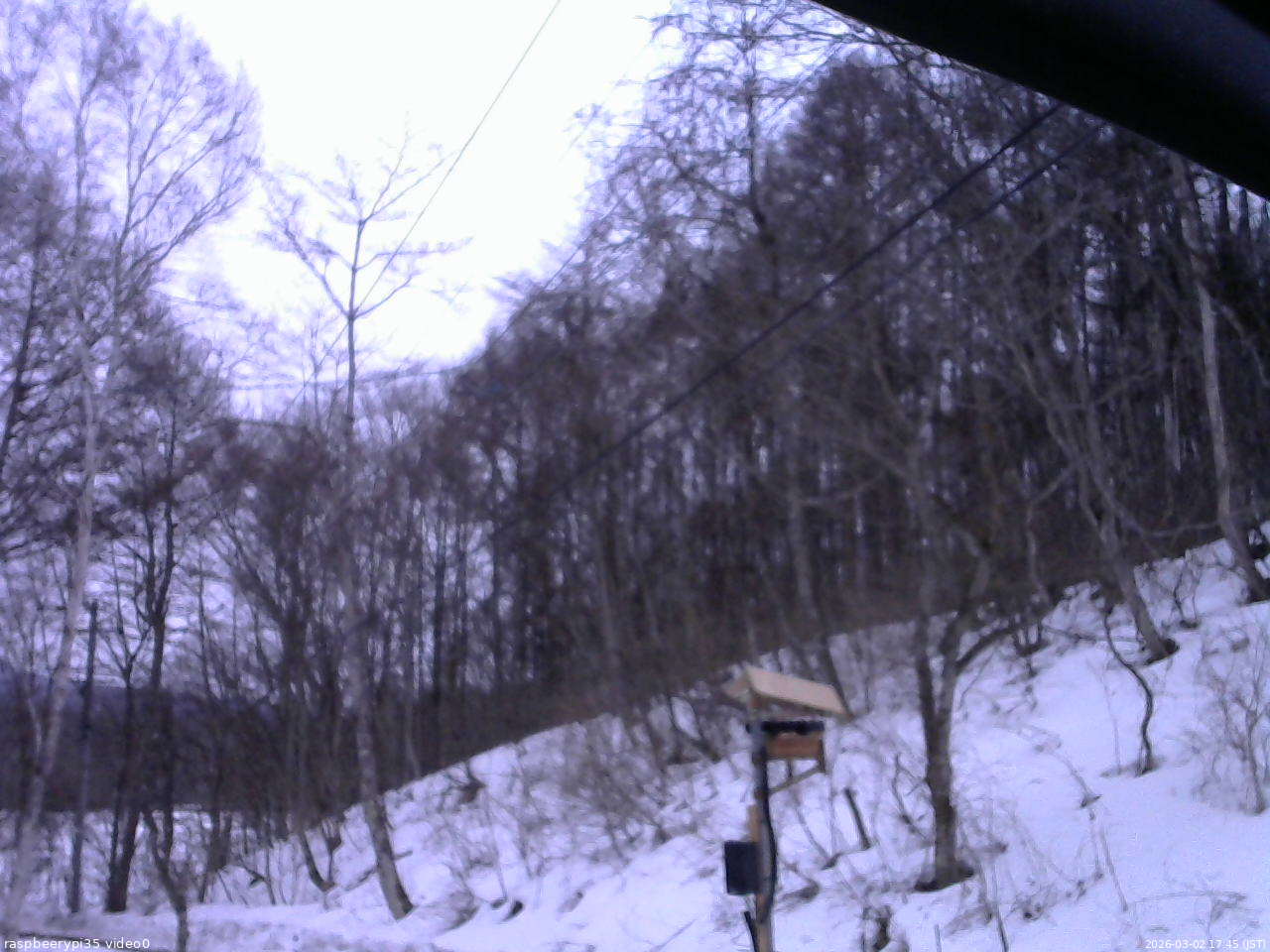 長野県菅平高原 ゆたか山荘 温度計 2026/03/02 17:45