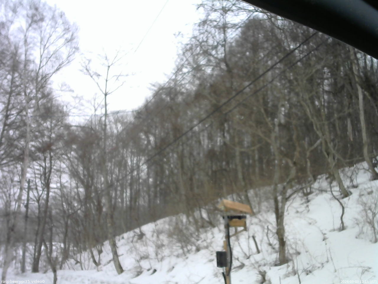 長野県菅平高原 ゆたか山荘 温度計 2026/03/03 12:15