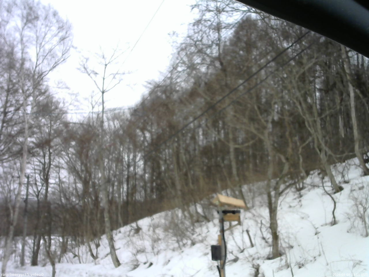 長野県菅平高原 ゆたか山荘 温度計 2026/03/03 13:15