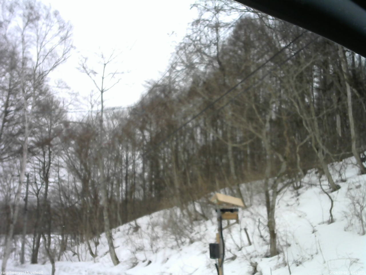 長野県菅平高原 ゆたか山荘 温度計 2026/03/03 16:15