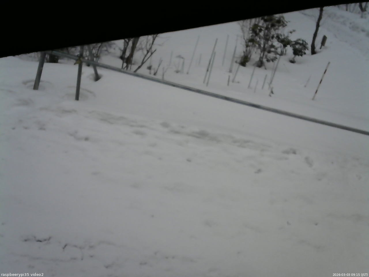 長野県菅平高原 ゆたか山荘 駐車場 2026/03/03 09:15