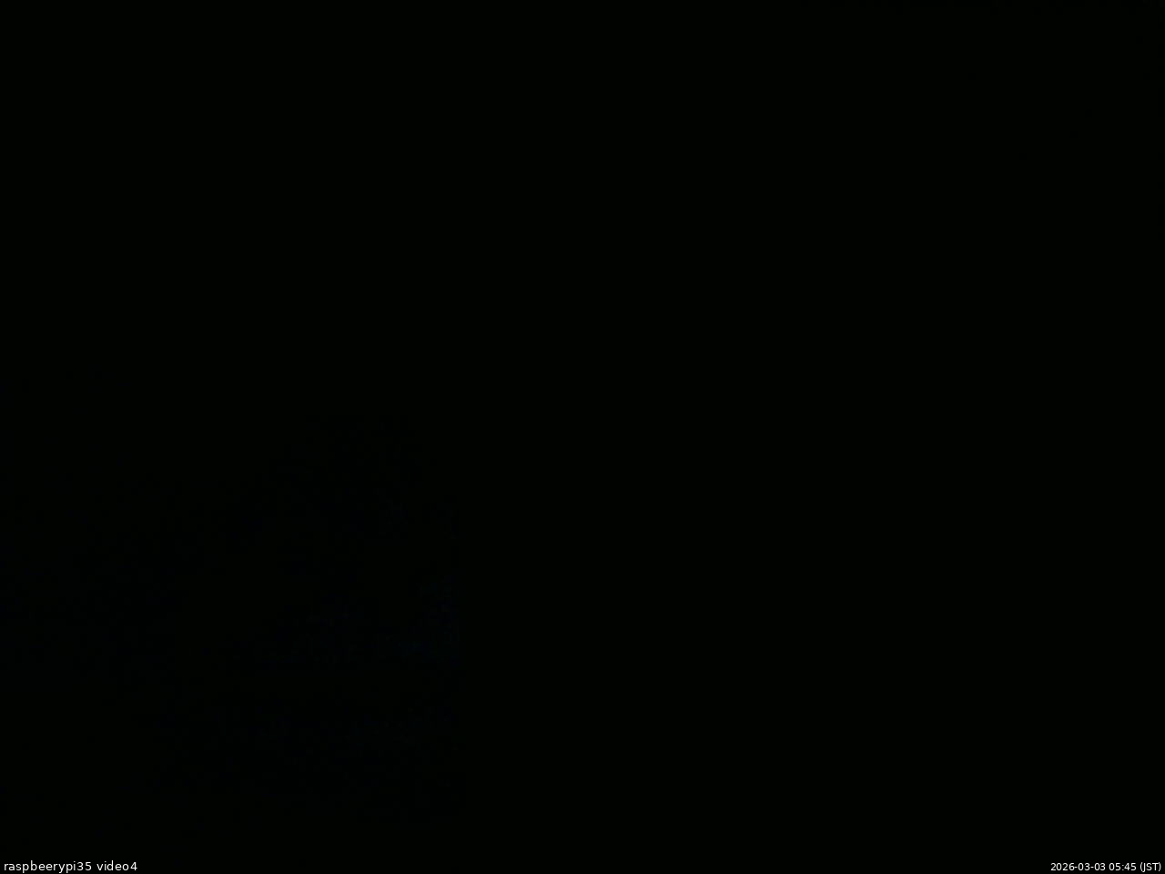 長野県菅平高原 ゆたか山荘 東側上空 2026/03/03 05:45