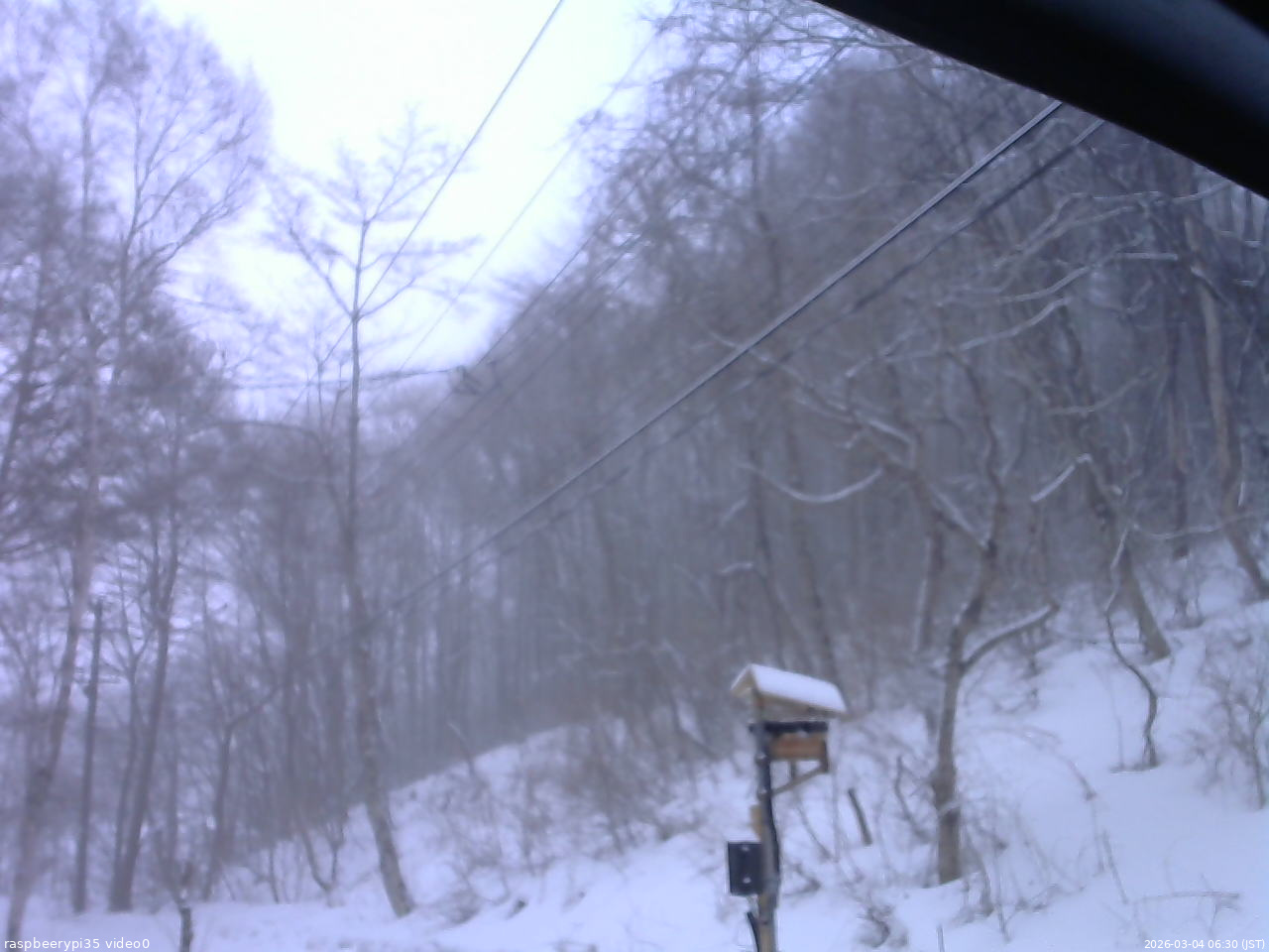 長野県菅平高原 ゆたか山荘 温度計 2026/03/04 06:30