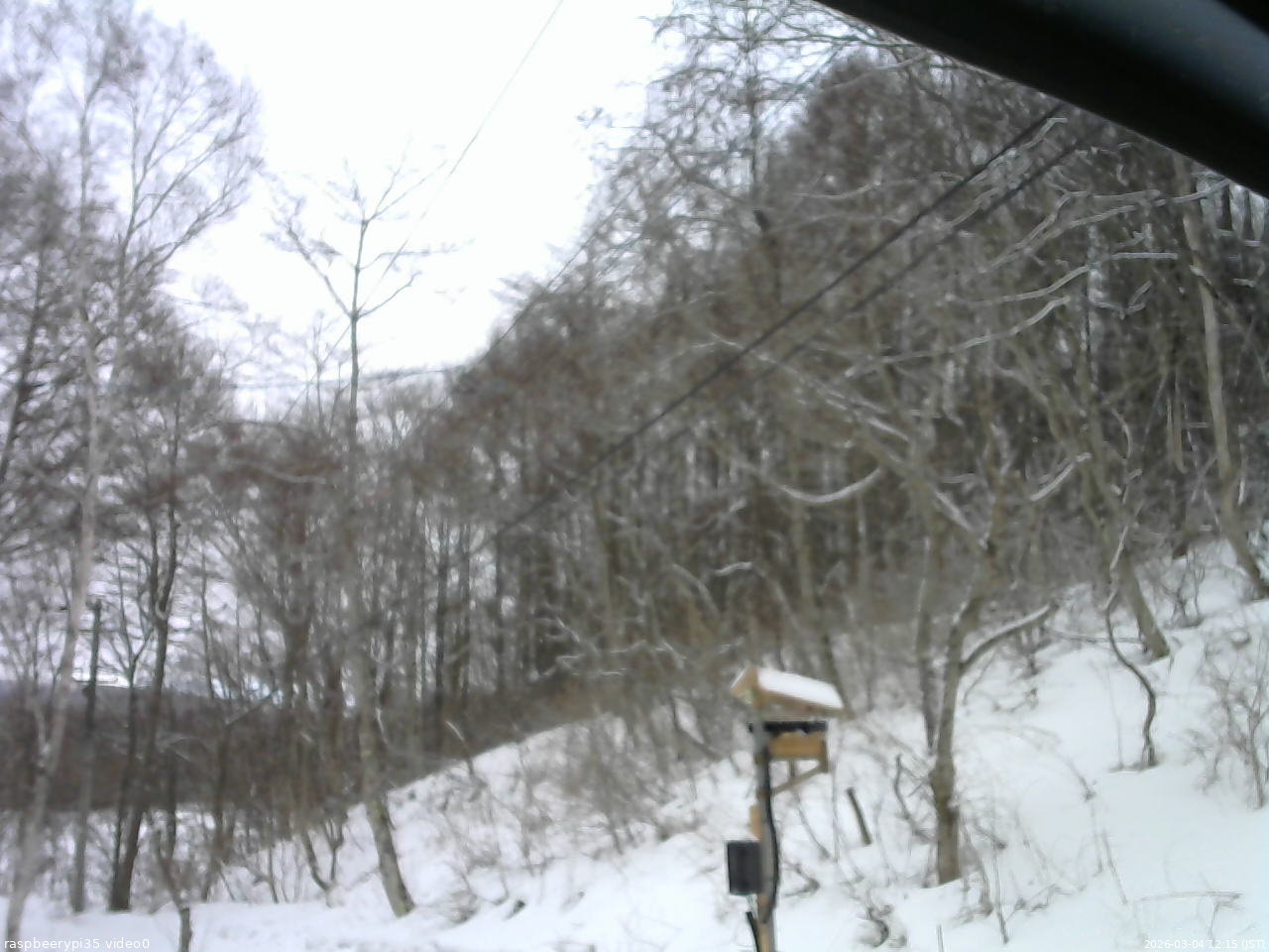長野県菅平高原 ゆたか山荘 温度計 2026/03/04 12:15