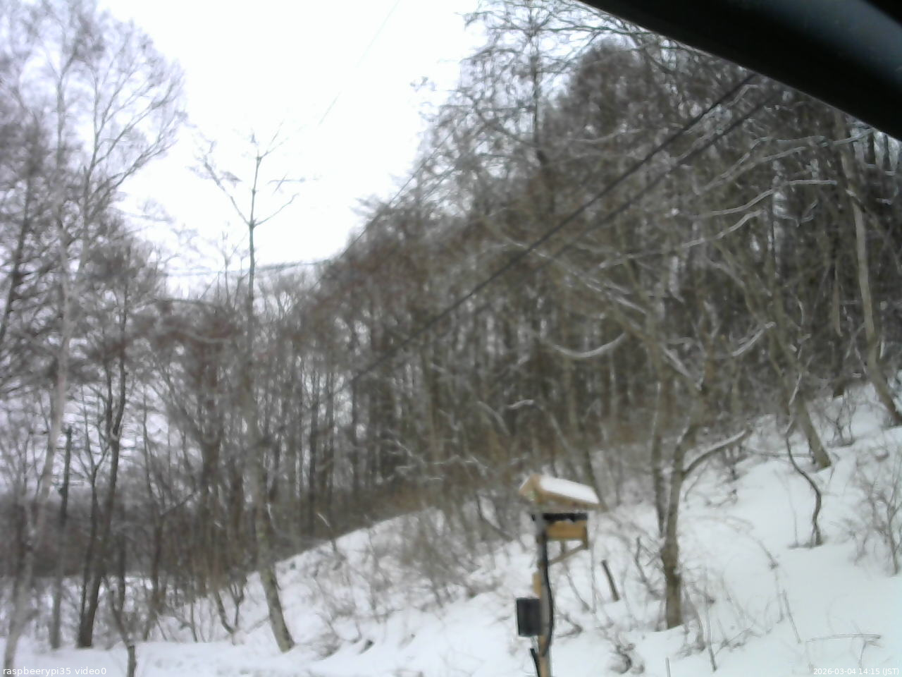 長野県菅平高原 ゆたか山荘 温度計 2026/03/04 14:15